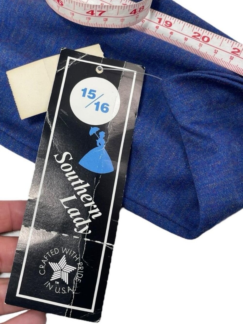 Lady 15 16 Blue Shirt Dress - Picture 2 of 3
